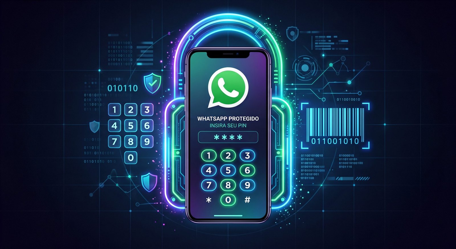 Proteção do WhatsApp com autenticação em dois fatores
