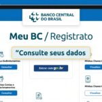 Tela do Registrato do Banco Central acessado via Gov.br