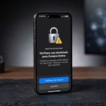 iPhone 18 Pro Max com alerta de segurança para compras online