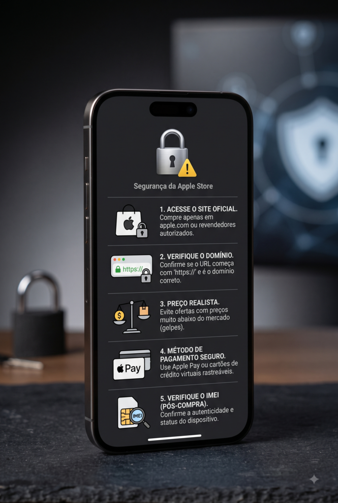 Checklist para comprar iPhone 18 Pro Max sem cair em golpes